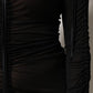 Dolce & Gabbana Black Mesh Trim Bodycon Long Sheath Dress