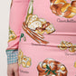 Dolce & Gabbana Pink Pastry Print Bodycon Sheath Midi Dress