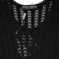 Dolce & Gabbana Black Cashmere Long Sleeves A-line Midi Dress