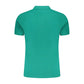 Cavalli Class Green Cotton Men Polo Shirt