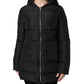 Dolce & Gabbana Black Puffer Hooded Zip Reversible Jacket