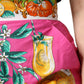 Dolce & Gabbana Pink Printed High Waist Hot Pants Shorts