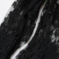 Dolce & Gabbana Black Cotton Floral Lace Women Blouse Top