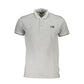 Cavalli Class Gray Cotton Men Polo Shirt