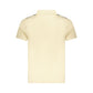 Cavalli Class Beige Cotton Men Polo Shirt
