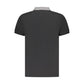 Cavalli Class Black Cotton Men Polo Shirt