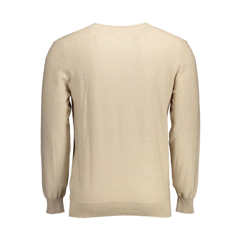 Gant Beige Cotton Men Sweater Mens Sweater