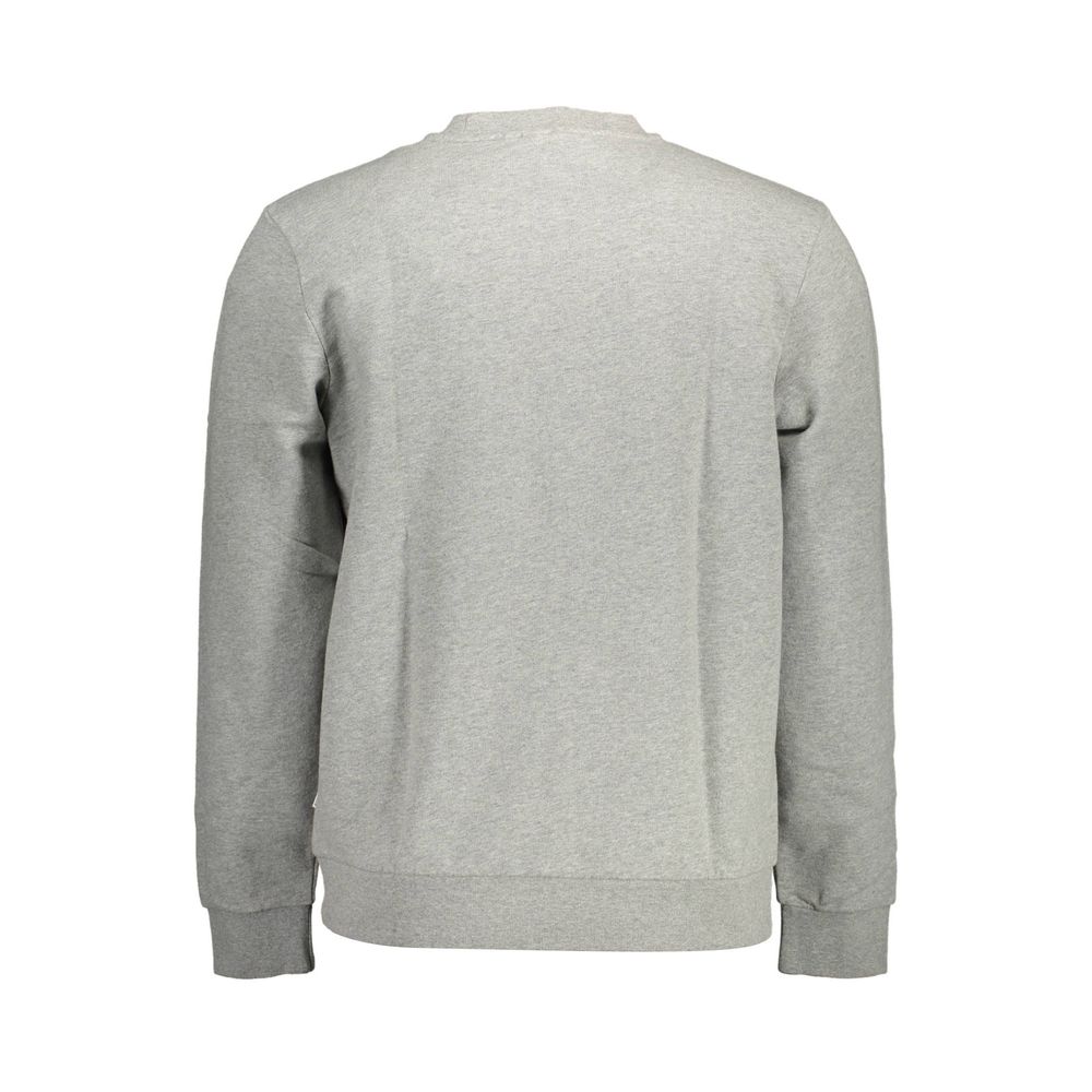 Napapijri Gray Cotton Men Sweater Mens Sweater