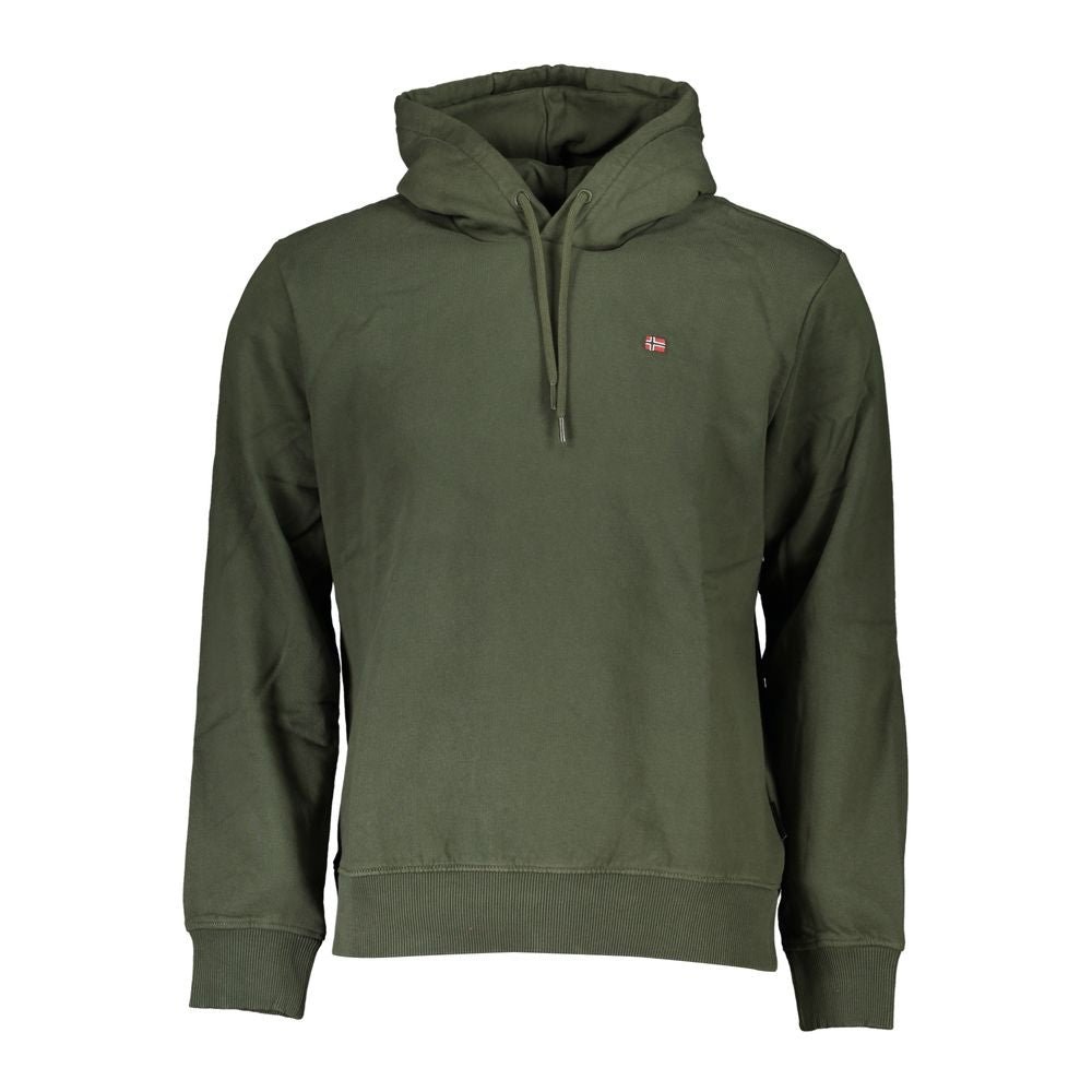 Napapijri Green Cotton Men Sweater Mens Sweater