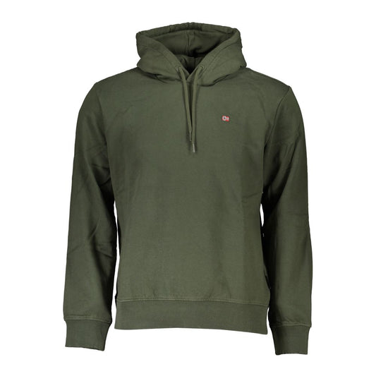 Napapijri Green Cotton Men Sweater Mens Sweater