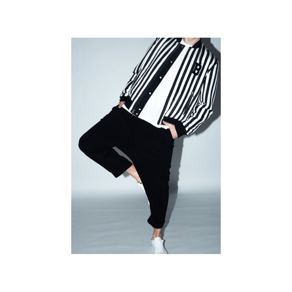 Balmain Black Polyamide Men's Reversible Jacket