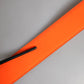 Dolce & Gabbana Orange Gold Tone Metal Logo Buckle Belt