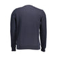 Napapijri Blue Cotton Men Sweater Mens Sweater