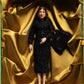 Dolce & Gabbana Black Dress Ceramic Porcelain Fashion Leather Sicily Dolls