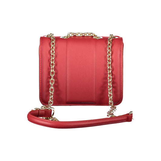 Mario Valentino Red Polyethylene Handbag