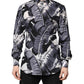 Dolce & Gabbana Multicolor GOLD Cotton Banana Leaf Print Shirt