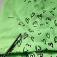 Dolce & Gabbana Green Cotton Logo Heart Print Hooded Sweater