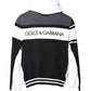 Dolce & Gabbana Multicolor Logo Pullover Hooded Sweater