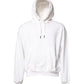 Dolce & Gabbana White Embossed Logo Hooded Sweatshirt Sweater