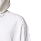 Dolce & Gabbana White Embossed Logo Hooded Sweatshirt Sweater