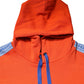 Dolce & Gabbana Orange Cotton Hooded Men Sweatshirt Sweater