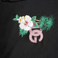 Dolce & Gabbana Black Embroidery Hooded Sweatshirt Sweater