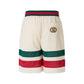 Gucci Cream polyester  Logo Shorts