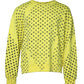 Dolce & Gabbana Yellow Heart Crew Neck Men Pullover Sweater