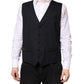 Dolce & Gabbana Black Wool Waistcoat Dress Formal Vest