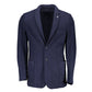 Gant Blue Wool Men Jacket Mens Blazer