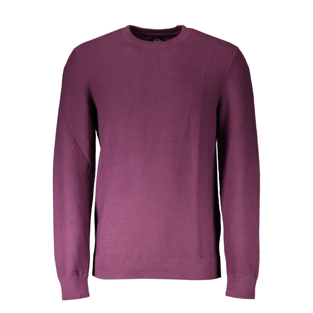 Dockers Purple Cotton Sweater Mens Sweater