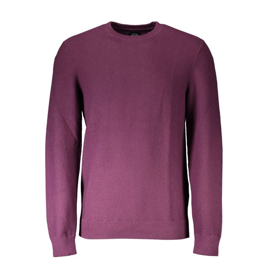 Dockers Purple Cotton Sweater Mens Sweater