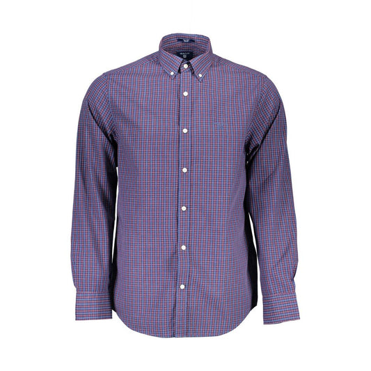 Gant Blue Cotton Men Shirt