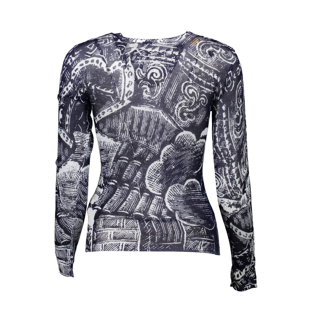 Desigual Blue Viscose Women Sweater