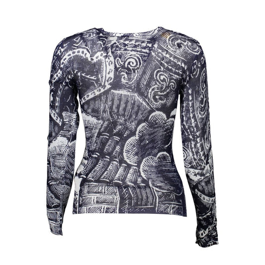 Desigual Blue Viscose Women Sweater