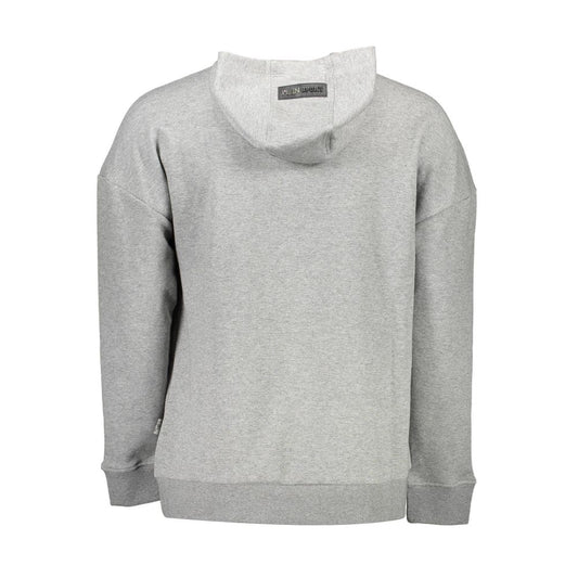 Plein Sport Gray Cotton Men Sweater Mens Sweater