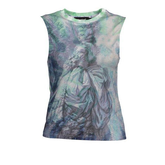 Desigual Light Blue Polyester Women Top