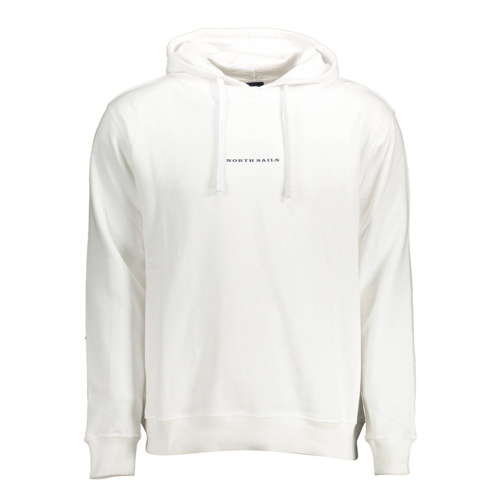 North Sails White Cotton Men Sweater Mens Sweater