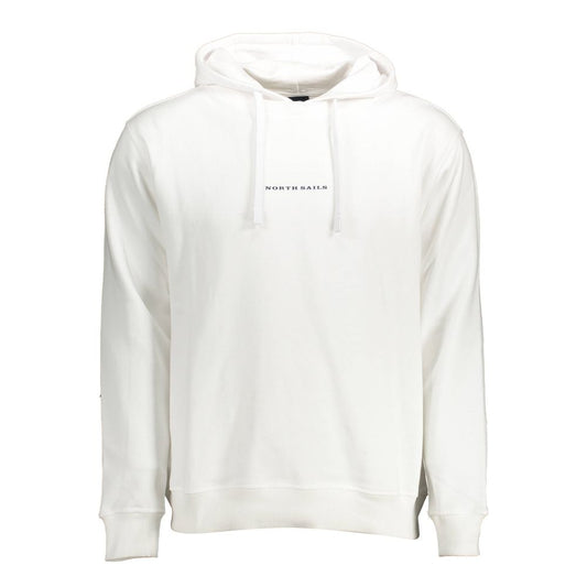 North Sails White Cotton Men Sweater Mens Sweater