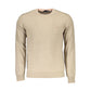 Harmont & Blaine Beige Wool Men Sweater Mens Sweater