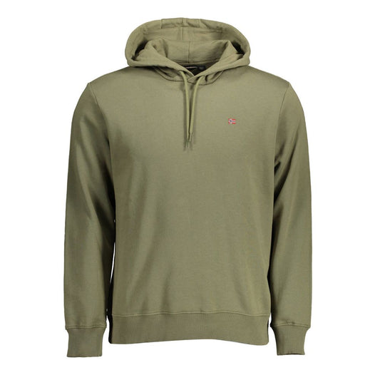 Napapijri Green Cotton Men Sweater Mens Sweater