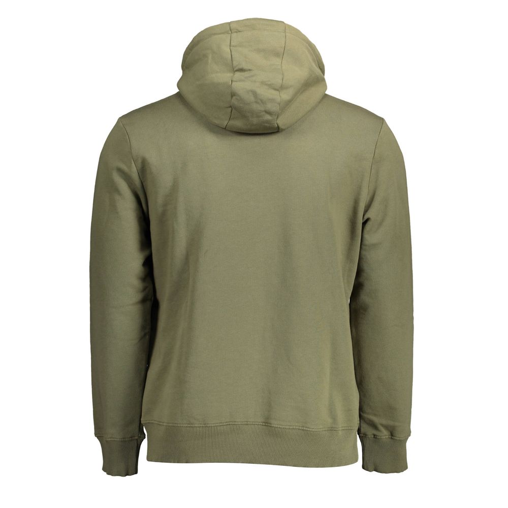 Napapijri Green Cotton Men Sweater Mens Sweater