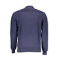 North Sails Blue Cotton Men Sweater Mens Sweater