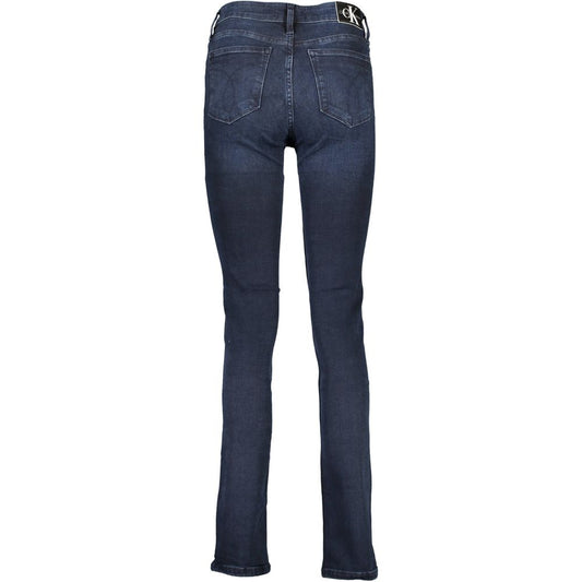 Calvin Klein Blu Cotton Women Jeans