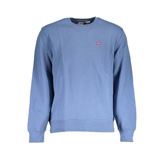 Levi's Blue Cotton Men Sweater Mens Sweater