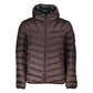 Napapijri Brown Polyamide Men Jacket Mens Jacket