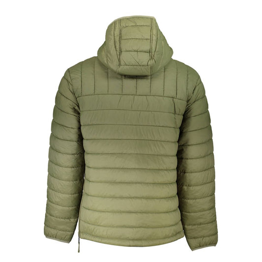 Napapijri Green Polyamide Men Jacket Mens Jacket