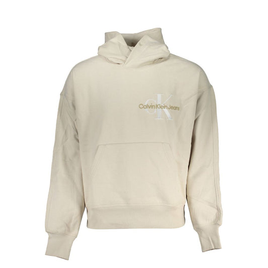 Calvin Klein Beige Cotton Men Sweater Mens Sweater