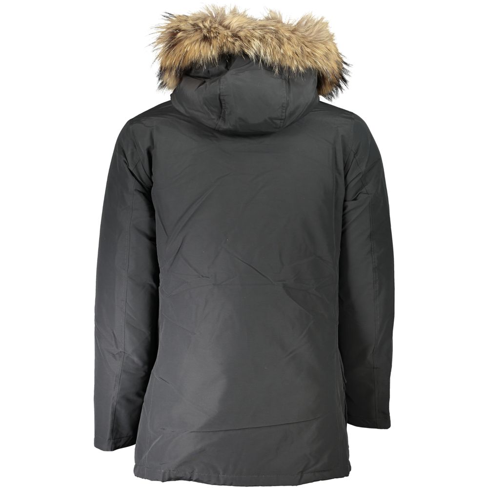 Woolrich Gray Cotton Men's Jacket Mens Jacket