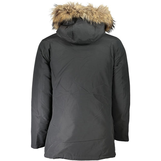Woolrich Gray Cotton Men's Jacket Mens Jacket